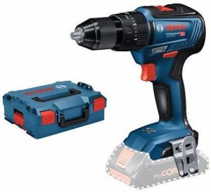 Bosch Blauw GSB 18V-55 | Accuklopboor schroefmachine | zonder accu&apos;s en lader in L-boxx 06019H5303