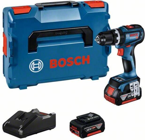 Bosch Blauw GSB 18V-90 C | Accu Klopboormachine | 2 x 4 0 Ah accu + lader | In L-Boxxx 06019K6103