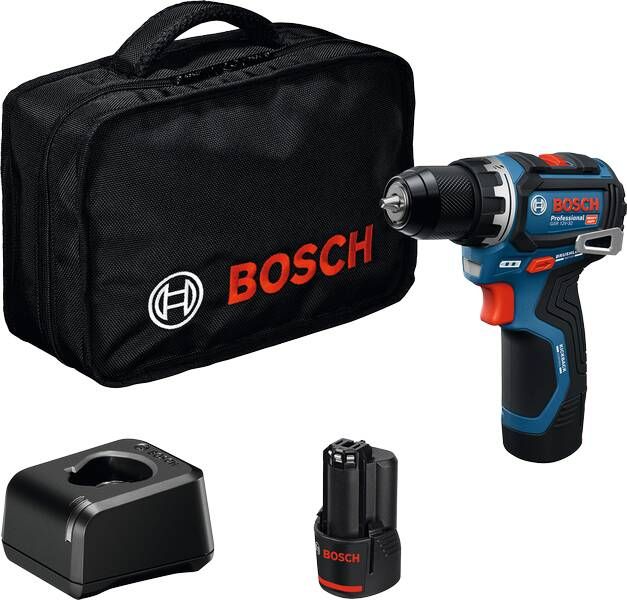 Bosch Blauw GSR 12V-32 Accuschroefboormachine | 2x GBA 12V 2 0 Ah en Lader GAL 12V-20 06019N7003