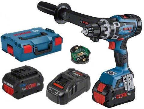 Bosch Blauw GSR 18V-150 C Professional | Accu Schroefboormachine 2x 8.0Ah ProCORE accu in L-BOXX 06019J5005