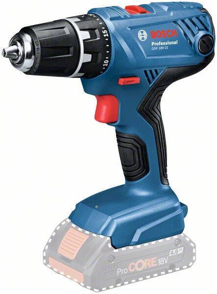 Bosch Blauw GSR 18V-21 Professional | Accuschroefboormachine | Body 06019H1071