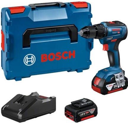 Bosch Blauw GSR 18V-55 Professional | Accu Schroefboormachine | L-BOXX 136 | GBA 18V 4.0Ah 06019H5200