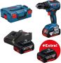 Bosch Blauw GSR 18V-55 Professional | Accuschroefboormachine | 2x 5 0 ah accu&apos;s in L-Boxx 0615990L8D-2-accus - Thumbnail 2