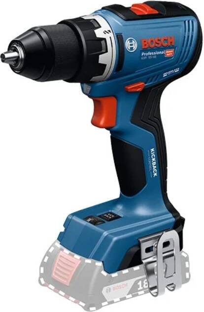 Bosch Blauw GSR 18V-65 accuboorschroevendraaier | 18V | Excl. accu&apos;s en lader 06019N3200