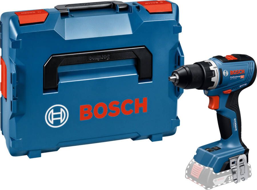 Bosch Blauw GSR 18V-65 accuboorschroevendraaier | 18V | Excl. accu&apos;s en lader | in L-Boxx 06019N3201