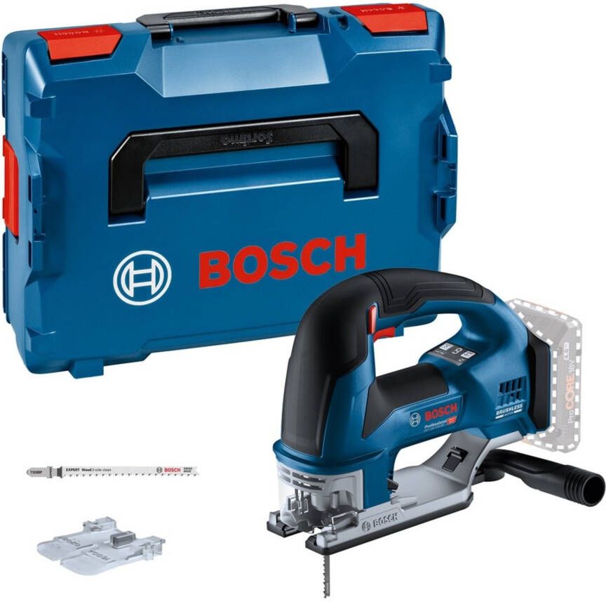 Bosch Blauw GST 18V-155 BC Accu Decoupeerzaag | Excl. accu&apos;s en lader | In L-Boxx 06015B1000