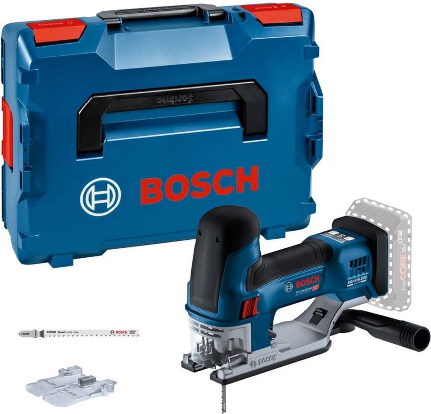 Bosch Blauw GST 18V-155 SC Accu Decoupeerzaag | Excl. accu&apos;s en lader | L-Boxx 06015B0000