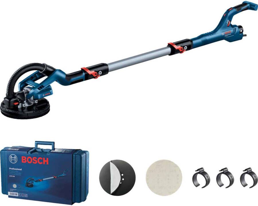 Bosch Blauw GTR 55-225 | Langnekschuurmachine | 550 W | 215 mm + GAS 35 L AFC Stofzuiger 0615A5004P