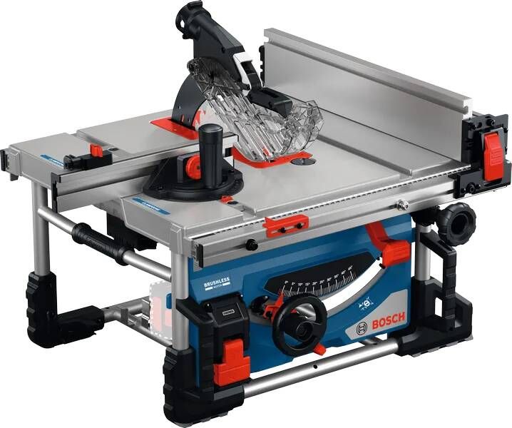 Bosch Blauw GTS 18V-70 Accu Stationaire Machine | Incl. Zaagblad PRO Woord | Zonder Accu en Lader 0601B44100