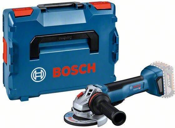 Bosch Blauw GWS 18V-10 P Accu Haakse Slijper | 125 mm | Zonder accu en lader | In L-Boxx 06019J4102