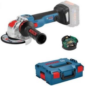 Bosch Blauw GWX 18 V-10 SC X-Lock 18V Li-Ion accu haakse slijper body in L-Boxx 125mm koolborstelloos
