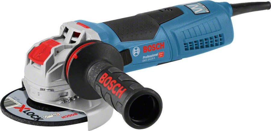 Bosch Blauw GWX 19-125 S X-Lock Haakse slijper 1900W 125mm variabel 06017C8002