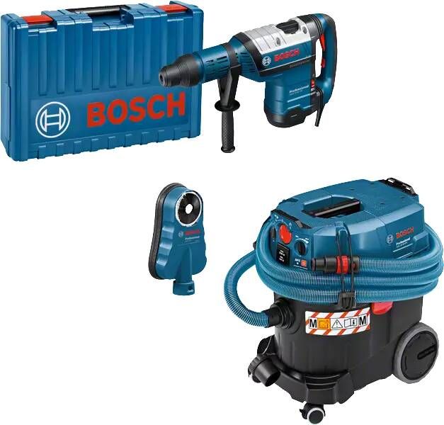 Bosch Blauw Toolkit Combipack GBH 8-45 DV + GAS 35 M AFC + GDE 68 (BE) (GBH 8-45 DV GAS 35 M AFC GDE 68) 0615A50052