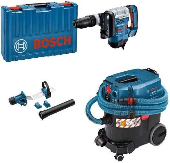 Bosch Blauw Toolkit Combipack GSH 5 CE + GAS 35 M AFC + GDE Max (BE) (GSH 5 CE GAS 35 M AFC GDE Max) 0615A50053