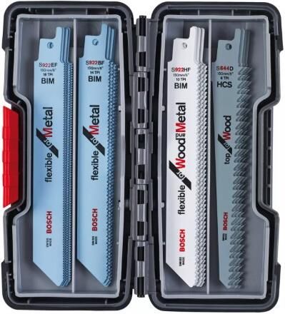 Bosch Accessoires 20-delige set reciprozaagbladen Hout metaal in ToughBox 2607010902