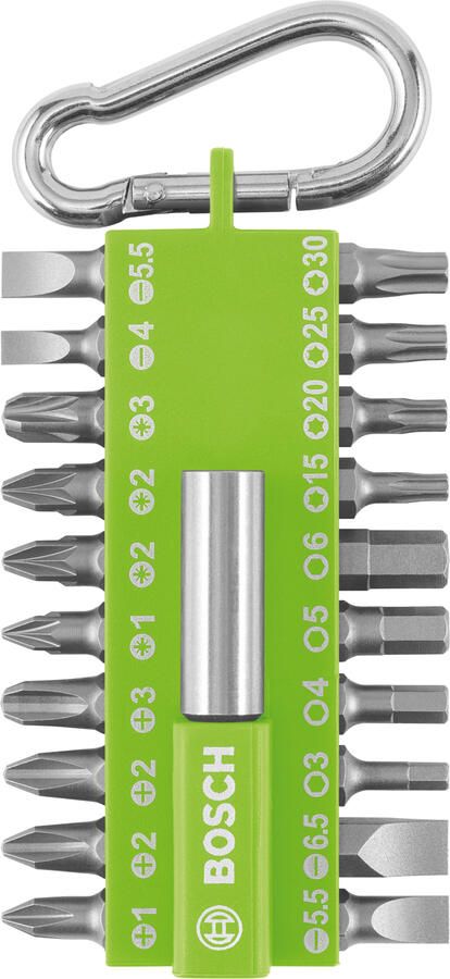 Bosch accessoires 21-delige bitset Display (LG) | 8 stuks 2607012002