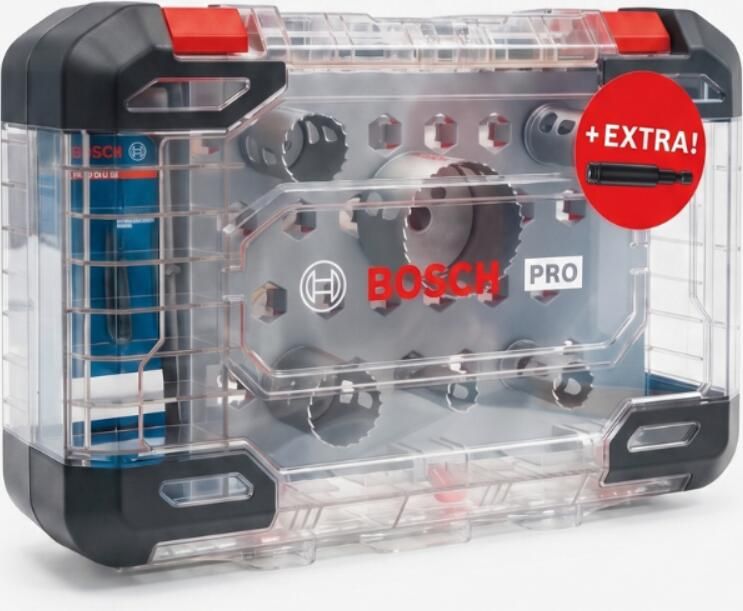 Bosch Accessoires 9-delige gatzagen set met gatvergrotingsadapter 061599769D