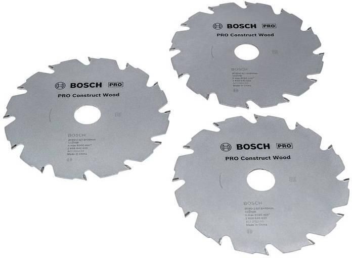 Bosch Accessoires CW Wood Cirkelzaagbladen | 190 mm | 3 stuks 2608644737