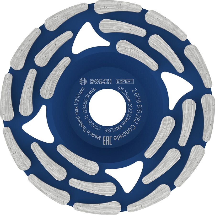 Bosch Accessoires EXPERT Diamantschuurkop Concrete lifetime 125 x 22 23 x 5 mm 2608615282