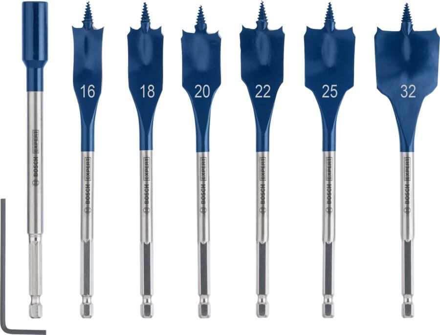 Bosch Accessoires EXPERT Speedborenset Self Cut Speed | 7-delig | 16 18 20 22 25 32 mm 2608902110