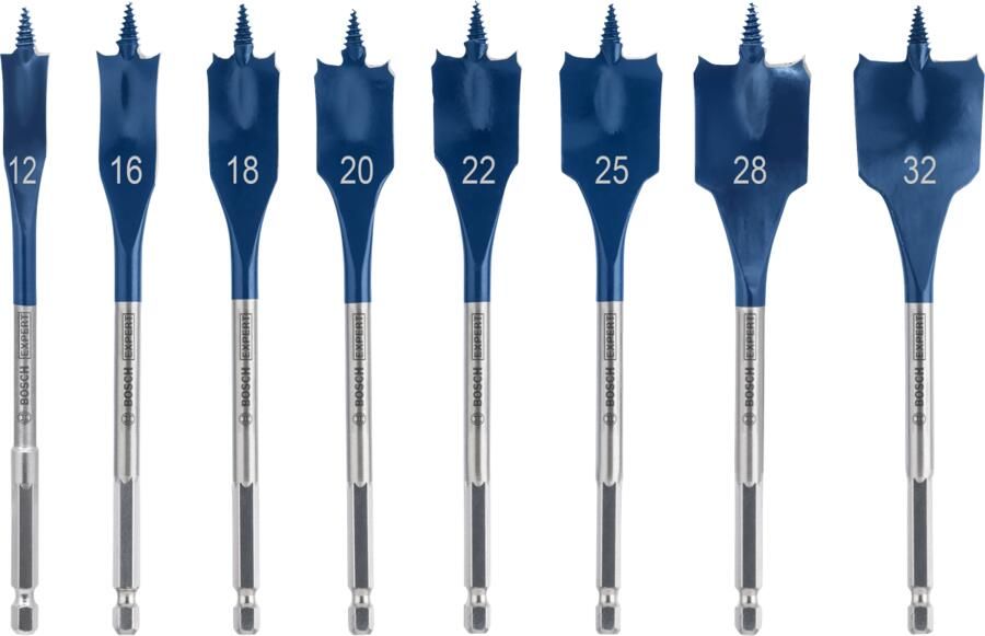 Bosch Accessoires EXPERT Speedborenset Self Cut Speed | 8-delige | 12 16 18 20 22 25 28 32 mm 2608902111