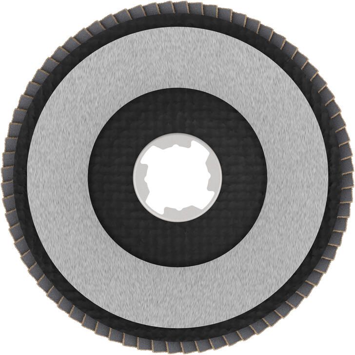 Bosch accessoires EXPERT X782 Ceramic Lamellenschijf | Ø125 schuin G80 Fiber X-LOCK 2608626233