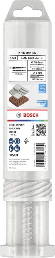 Bosch accessoires Line Boren- en beitelset | 5-delig 2607012087