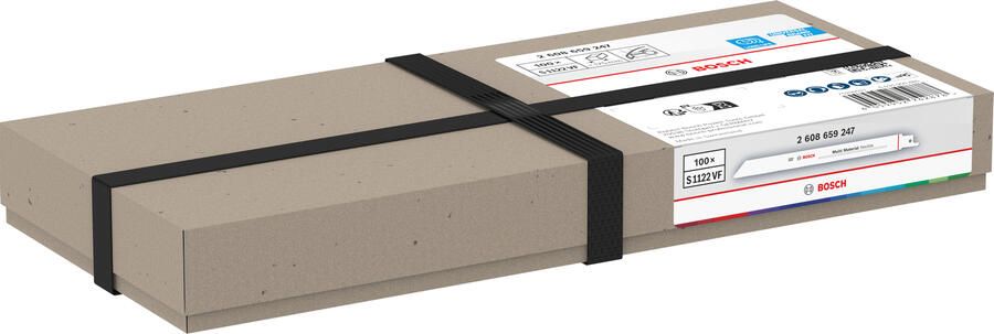 Bosch accessoires Line S1122VF Multi Material flexible Reciprozaagblad | 100x 2608659247
