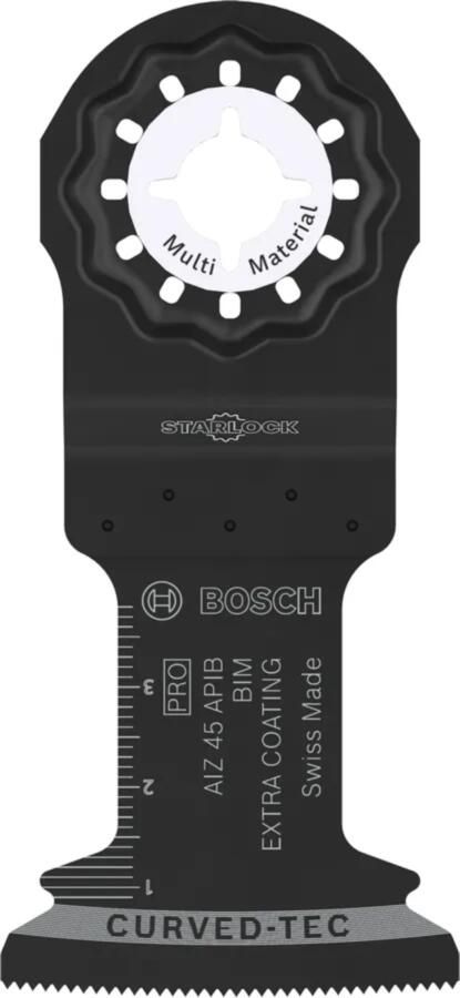 Bosch accessoires PRO Starlock Invalzaagblad | AIZ 45 APIB BIM Multimaterial Curved-Tec 5x 2608669617