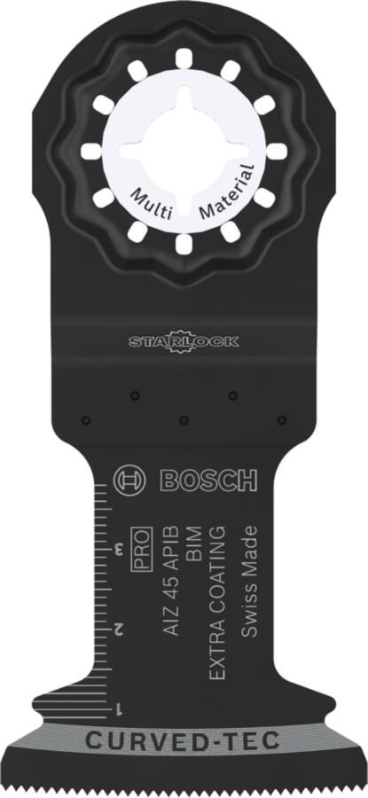 Bosch accessoires PRO Starlock Invalzaagblad | AIZ 45 APIB BIM Multimaterial Curved-Tec bulk 2608669619