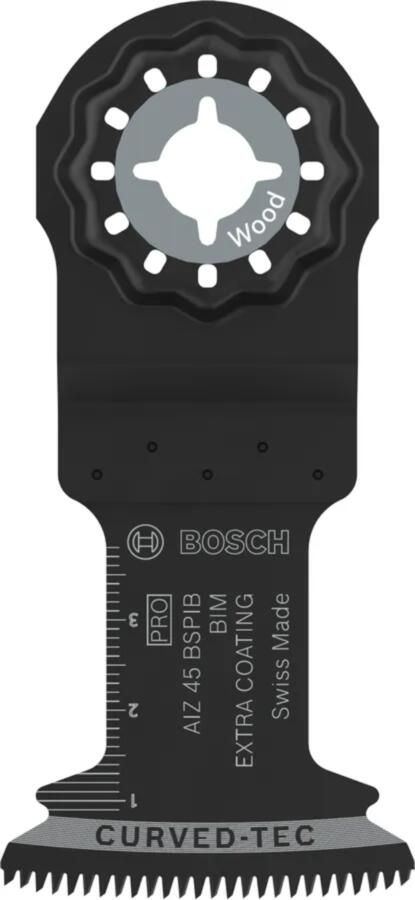 Bosch accessoires PRO Starlock Invalzaagblad | AIZ 45 BSPIB BIM Hardwood Curved-Tec 10x 2608669622
