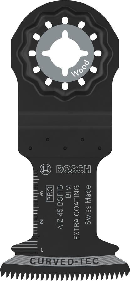 Bosch accessoires PRO Starlock Invalzaagblad | AIZ 45 BSPIB BIM Hardwood Curved-Tec 1x 2608669620