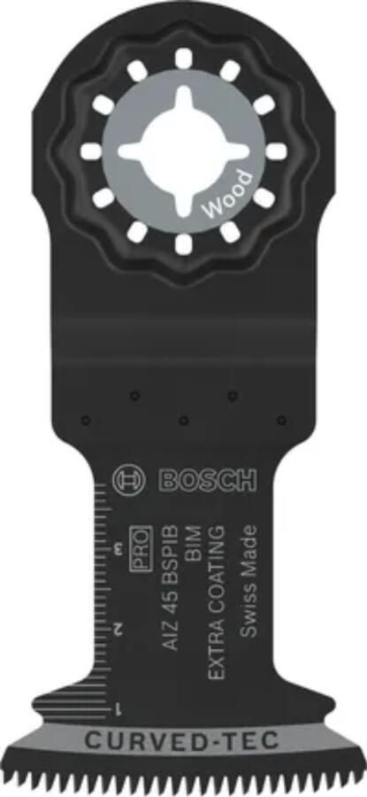 Bosch accessoires PRO Starlock Invalzaagblad | AIZ 45 BSPIB BIM Hardwood Curved-Tec bulk 2608669623