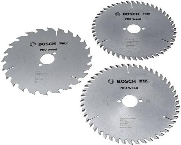 Bosch Accessoires PRO Wood Cirkelzaagbladen | 190 mm | 3 stuks 2608644731