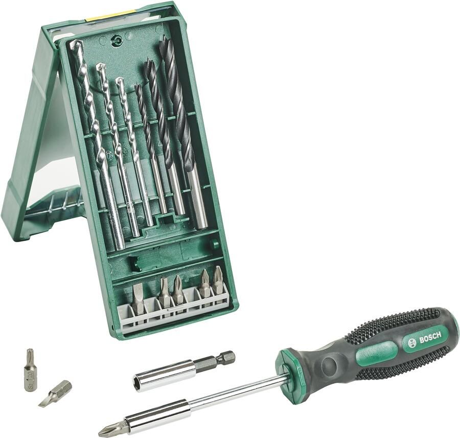 Bosch Accessoires Promoline 15+1 Mini X-Line Mixed Set + Handtool 2607017654