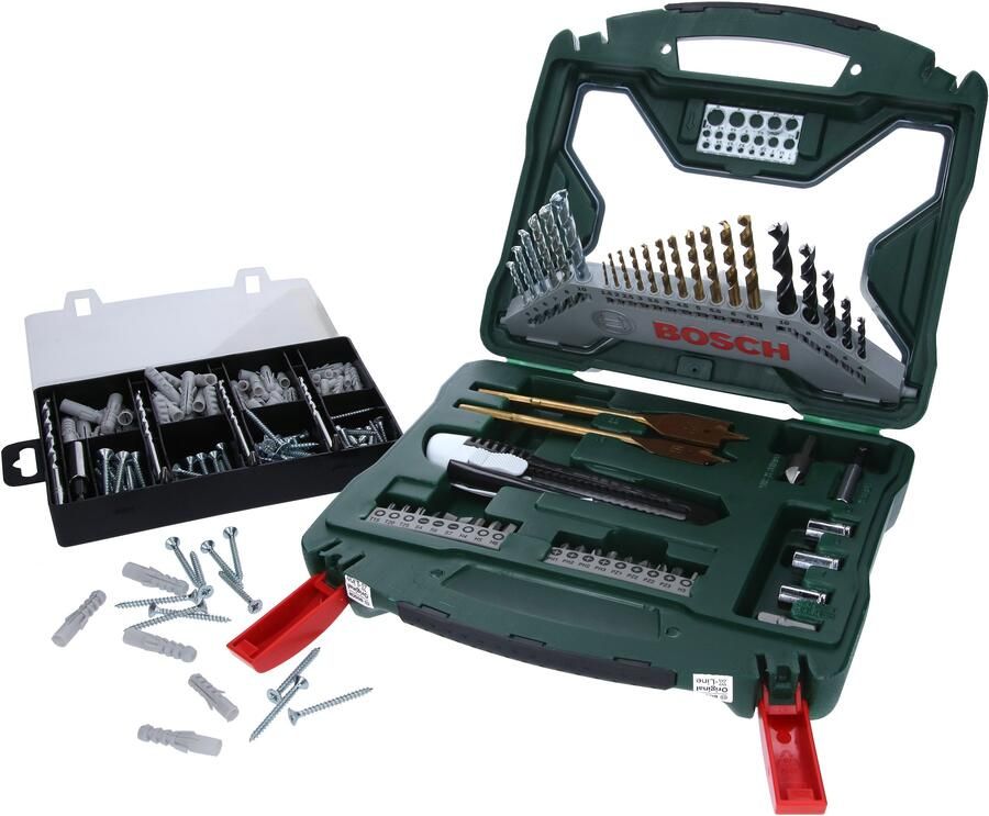 Bosch Accessoires Promoline Accessoire-set X-Line 50Ti plus 173-delige bevestigingsset 2607017523