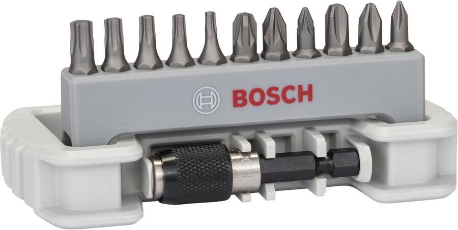 Bosch Accessoires Sets Prof (11-delige set schroefbit inclusief bithouder PH1-PH2-PH3 PZ1-PZ2-PZ3 T10-T15-T20-T25-T30 25 mm) 2607017578