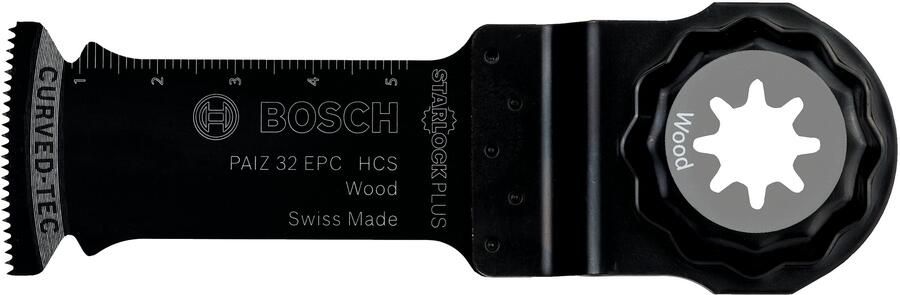 Bosch Accessoires Starlock Plus PAIZ 32 EPC HCS Wood Curved-Tec 32 x 60 10x 2608664492