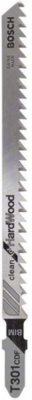 Bosch Accessoires Decoupeerzaagblad T 301 CDF Clean for Hard Wood 5st 2608636229