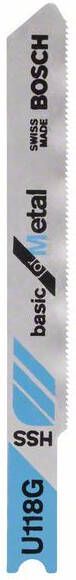 Bosch Accessoires Decoupeerzaagblad U 118 G Basic for Metal 3st 2608631770