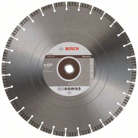 Bosch Accessoires Diamantdoorslijpschijf Best for Abrasive 450 x 25 40 x 3 6 x 12 mm 1st 2608602688