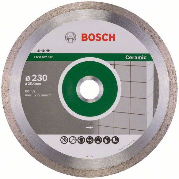 Bosch Accessoires Diamantdoorslijpschijf Best for Ceramic 230 x 25 40 x 2 4 x 10 mm 1st 2608602637