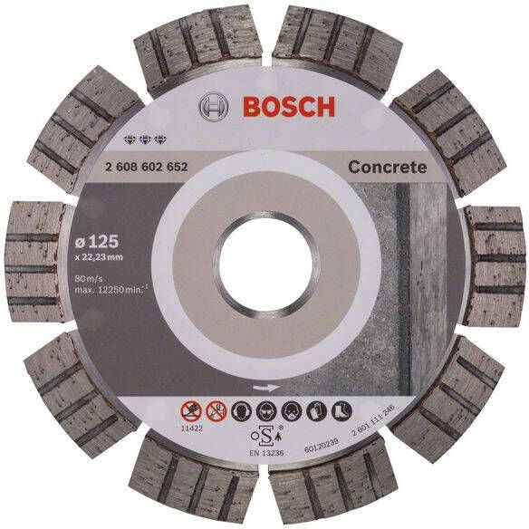 Bosch Accessoires Diamantdoorslijpschijf Best for Concrete 125 x 22 23 x 2 x 12 mm 1st 2608602652
