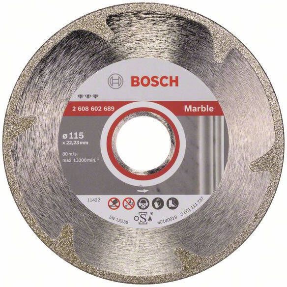 Bosch Accessoires Diamantdoorslijpschijf Best for Marble 115 x 22 23 x 2 x 3 mm 1st 2608602689 - Foto 2