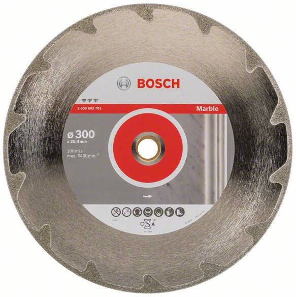 Bosch Accessoires Diamantdoorslijpschijf Best for Marble 300 x 20 00+25 40 x 2 6 x 5 mm 1st 2608602701