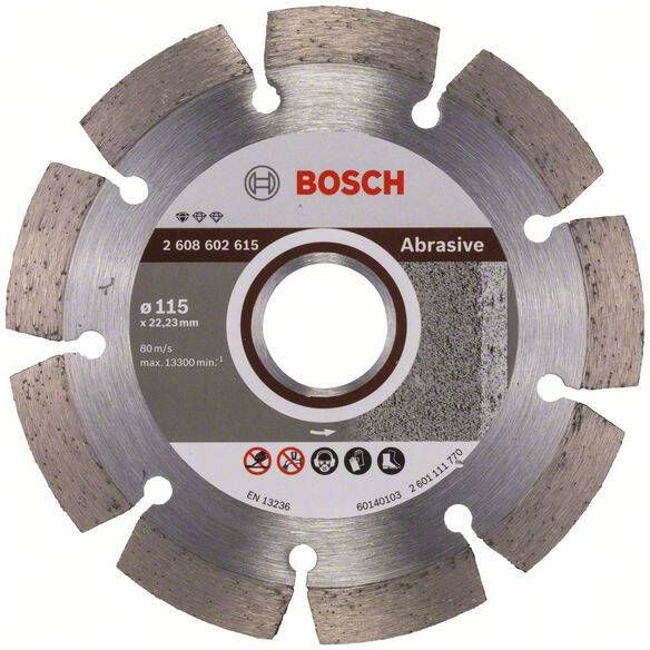 Bosch Accessoires Diamantdoorslijpschijf Standard for Abrasive 115 x 22 23 x 6 x 7 mm 1st 2608602615