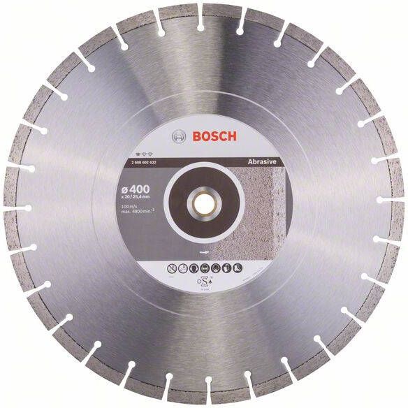 Bosch Accessoires Diamantdoorslijpschijf Standard for Abrasive 400 x 20 00+25 40 x 3 2 x 10 mm 1st 2608602622