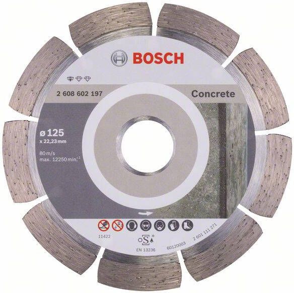 Bosch Accessoires Diamantdoorslijpschijf Standard for Concrete 125 x 22 23 x 1 6 x 10 mm 1st 2608602197