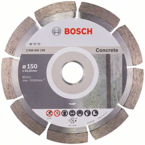 Bosch Accessoires Diamantdoorslijpschijf Standard for Concrete 150 x 22 23 x 2 x 10 mm 1st 2608602198