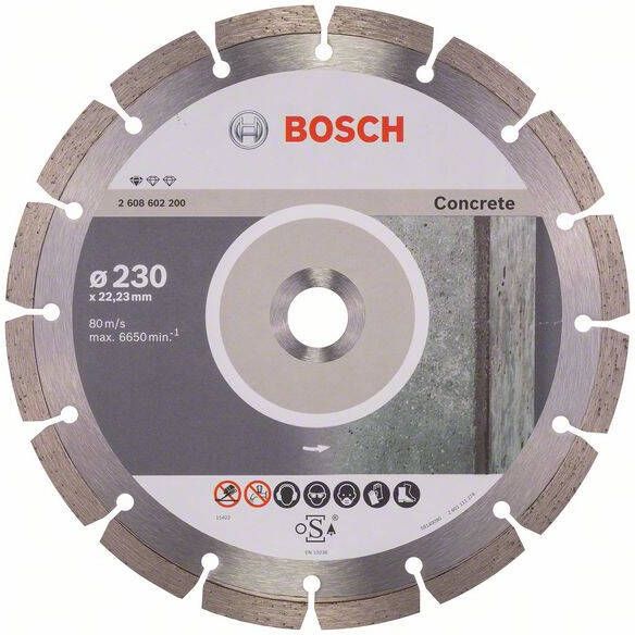 Bosch Accessoires Diamantdoorslijpschijf Standard for Concrete 230 x 22 23 x 2 3 x 10 mm 1st 2608602200